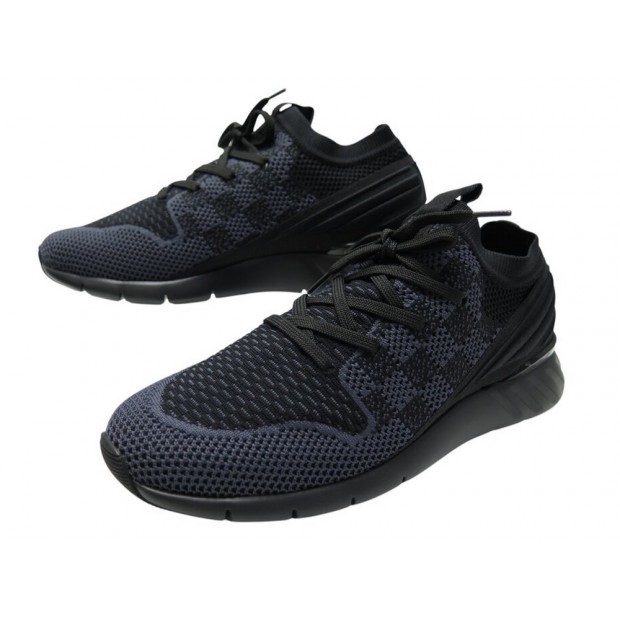 NEUF BASKETS LOUIS VUITTON FASTLANE DAMIER GRAPHITE 1A41YB 5.5 40.5 SNEAKER 910€