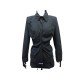 VESTE CHRISTIAN DIOR NOIRE DRAPEE AVEC CEINTURE L 42 DRAP BELT JACKET 2800€