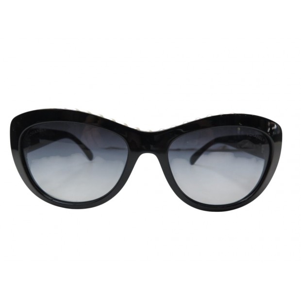NEUF LUNETTES DE SOLEIL CHANEL 6038-H FRESHWATER PEARL CAT EYE SUNGLASSES 580€