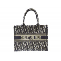 NEUF SAC A MAIN CHRISTIAN DIOR BOOK TOTE M EN TOILE OBLIQUE M1296ZRIW BAG 2750€