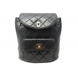 VINTAGE SAC A DOS CHANEL FERMOIR TIMELESS LOGO CC MATELASSE BACKPACK BAG 6500€