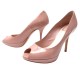 CHAUSSURES CHRISTIAN DIOR MISS PEEP TOE KCA078VNI ESCARPINS 39.5 CUIR SHOES 950€