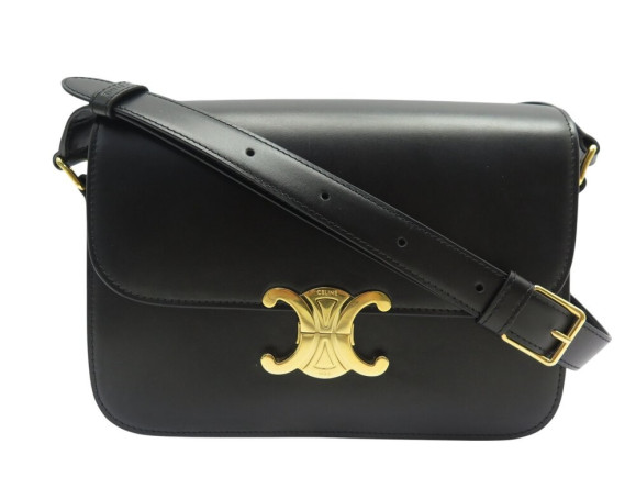 sac a main celine triomphe 187363 cuir noir