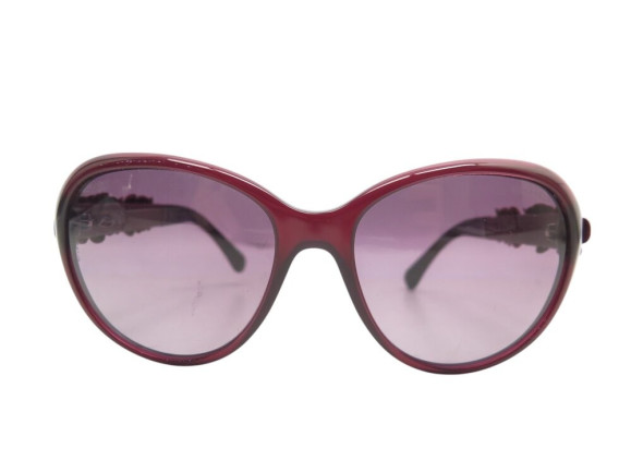 lunettes de soleil chanel cat eye camelias 5316 q