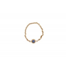 BAGUE CHRISTIAN DIOR MIMIOUI CHAINE T 50 EN OR JAUNE 18K SAPHIR GOLD RING 750€