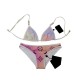 NEUF MAILLOT DE BAIN LOUIS VUITTON TRIANGLE BIKINI MONOGRAM S 36 SWIMWEAR 1400€