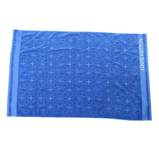 NEUF SERVIETTE DE PLAGE DRAP DE BAIN LOUIS VUITTON MONOGRAM R94008 COTON 555€