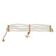 NEUF BRACELET CHRISTIAN DIOR DREAM MULTI RANGS EN PERLE & ROSE PEARLS STRAP 700€