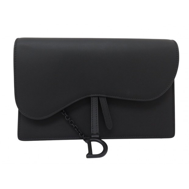 NEUF SAC A MAIN CHRISTIAN DIOR POCHETTE SADDLE CHAINE ULTRA MAT HAND BAG 1700€