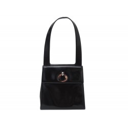 VINTAGE SAC A MAIN CHRISTIAN DIOR PORTE EPAULE CUIR BOX LEATHER HAND BAG PURSE