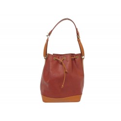 VINTAGE SAC A MAIN LOUIS VUITTON NOE GM M44008 EN CUIR EPI GOLD COGNAC BAG 1640€