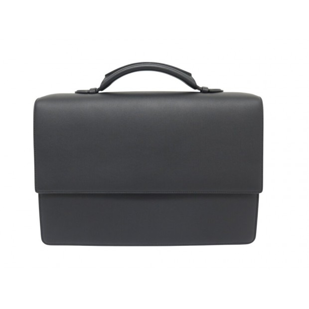 NEUF SACOCHE MUST DE CARTIER CRL1002262 EN CUIR NOIR NEW LEATHER BRIEFCASE 4300€