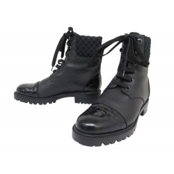 NEUF CHAUSSURES CHRISTIAN LOUBOUTIN 3200775 BOTTINES 38 MAYR BOOTS FLAT 1050€