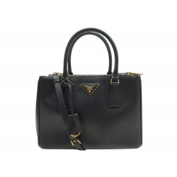 SAC A MAIN PRADA CABAS GALLERIA 1BA863 CUIR SAFFIANO NOIR BANDOULIERE BAG 3800€