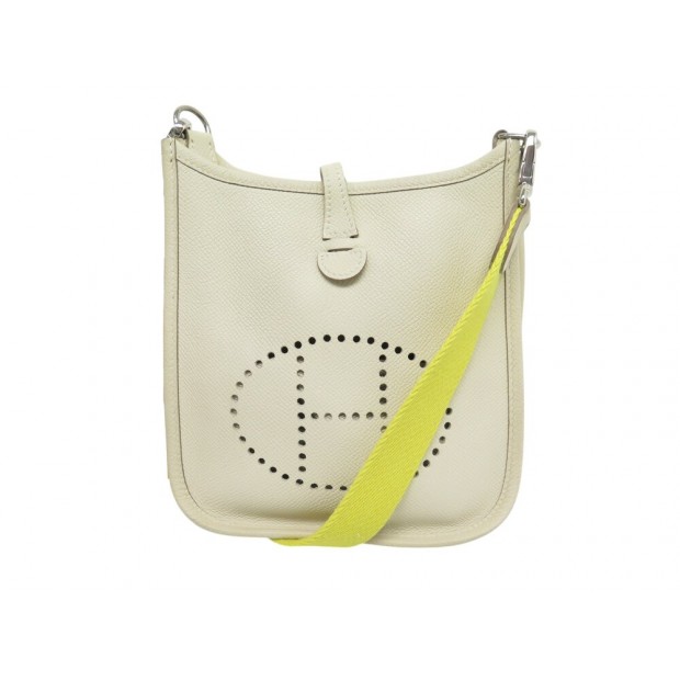 SAC A MAIN HERMES EVELYNE 16 AMAZONE MINI CUIR EPSOM CRAIE BANDOULIERE HAND BAG