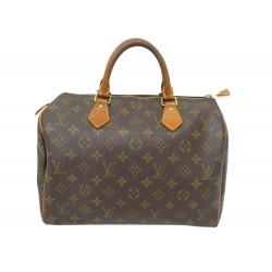 SAC A MAIN LOUIS VUITTON SPEEDY 30 TOILE MONOGRAM M41108 CANVAS HAND BAG 1430€