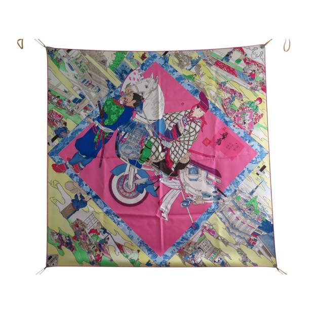 FOULARD HERMES LES ARTISANS D'HERMES SOIE AKIRA YAMAGUSHI 2020 SILK SCARF 530€