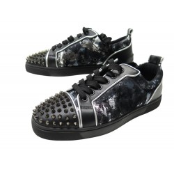 NEUF CHAUSSURES CHRISTIAN LOUBOUTIN BASKETS LOUIS JUNIOR SPIKE 41 SNEAKERS 880€
