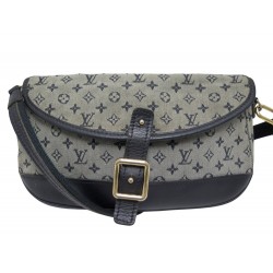 SAC A MAIN LOUIS VUITTON MARJORIE TOILE MINI LIN PORTE EPAULE BLEU BAG 1700€