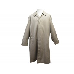 MANTEAU BURBERRY LONDON TRENCH LONG T 56 XL IMPERMEABLE BEIGE COAT COTON 2150€