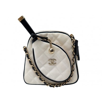 RARE SAC A MAIN CHANEL MONTE-CARLO COCO MASTER 23 TENNIS BANDOULIERE RACKET BAG
