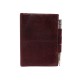 PORTE AGENDA HERMES COUVERTURE EN CUIR DE LEZARD ROUGE + STYLO ARGENT 800 DIARY