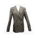 NEUF VESTE CROISEE FENDI MOTIF JACQUARD LOGO FF FJ7236 S 40 IT 36 FR SOIE 3200€