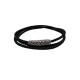 NEUF BRACELET DAVID YURMAN CHEVRON TRIPLE ARGENT MASSIF ET CUIR T 19 BANGLE 450€