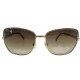 NEUF LUNETTES DE SOLEIL CHANEL CAMELIA 4186 METAL DORE + POCHON SUNGLASSES 550€