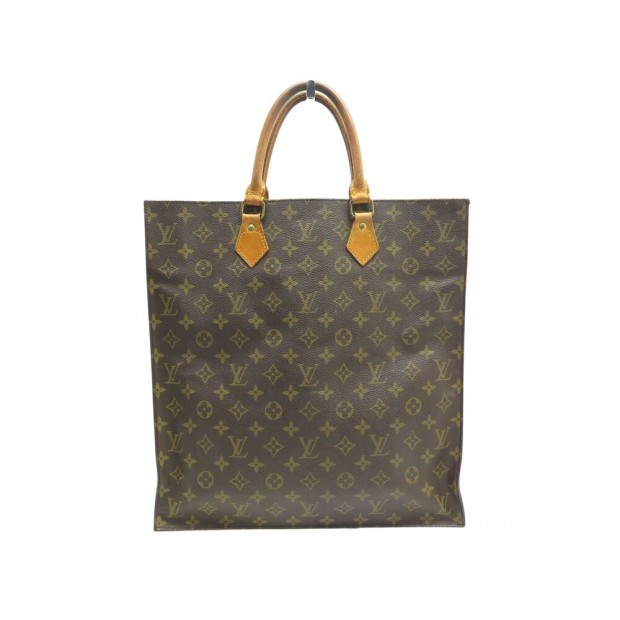 VINTAGE SAC A MAIN LOUIS VUITTON CABAS PLAT M51140 TOILE MONOGRAM HANDBAG 1250€