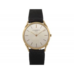VINTAGE MONTRE VACHERON CONSTANTIN PATRIMONY 4961 31MM QUARTZ OR JAUNE 18K WATCH