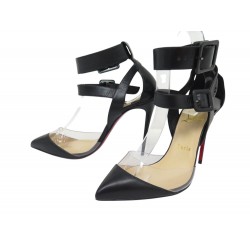 NEUF CHAUSSURES CHRISTIAN LOUBOUTIN ESCARPINS MULTIMISS PVC 37.5 NEW SHOES 1100€