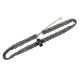 NEUF CEINTURE CHANEL CHAINE & TWEED ENTRELACE 2013 GRIPOIX T 90 NEW SILVER BELT