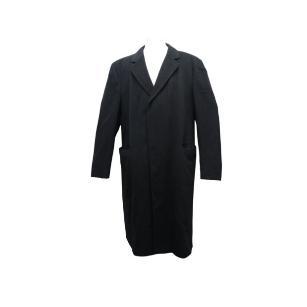 MANTEAU LONG BURBERRY LONDON EN CACHEMIRE NOIR BLACK CASHMERE COAT 54 L 3390€