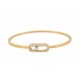 BRACELET JONC MESSIKA FLEX MOVE UNO PAVE MM 12057 YG T16 OR 18K & DIAMANT 3750€