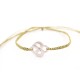 NEUF BRACELET POIRAY COEUR ENTRELACE CORDON MACRAME 13-20.5 & ARGENT 925 640€