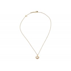 NEUF COLLIER CHOPARD HAPPY DIAMONDS ICONS 79A611-0001 42CM OR 3 DIAMANTS 3630€