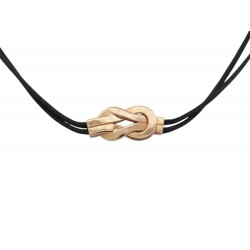 NEUF COLLIER FRED CHANCE INFINIE OR ROSE RAS DU COU CORDON CHOKER NECKLACE 2060€