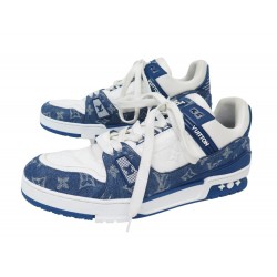 CHAUSSURES LOUIS VUITTON BASKETS LV TRAINER 1A9JGY 10.5 44.5 SHOE SNEAKERS 1080€