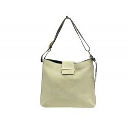 SAC A MAIN YVES SAINT LAURENT SHOPPING 7009 CUIR & DAIM NOIR BEIGE HANDBAG 2500€