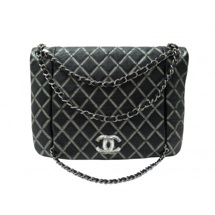 SAC A MAIN CHANEL CRISTAL LOGO CC CUIR IRIDESCENT EDITION LIMITEE HANDBAG 8700€