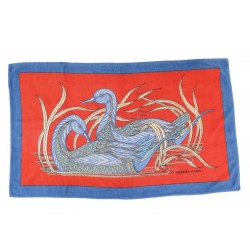 SERVIETTE DE PLAGE HERMES LA MARE AUX CANARDS DRAP DE BAIN BEACH TOWEL 610€