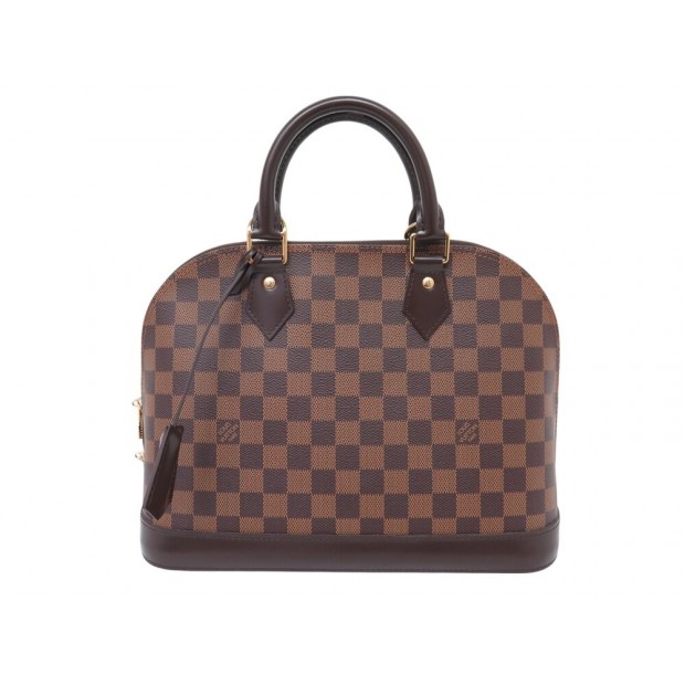 SAC A MAIN LOUIS VUITTON ALMA PM N53151 TOILE DAMIER EBENE HAND BAG PURSE 1700€