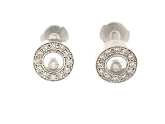 boucles d'oreilles chopard happy diamonds icons 833087