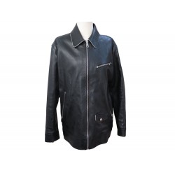 NEUF BLOUSON GUCCI VESTE MOTARD LOGO 789256 EN CUIR 42 IT 40 FR L JACKET 4980€