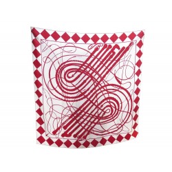 FOULARD HERMES FOUETS ET BADINES VIRGINIE JAMIN CARRE 140 SOIE SCARF SCARF 980€