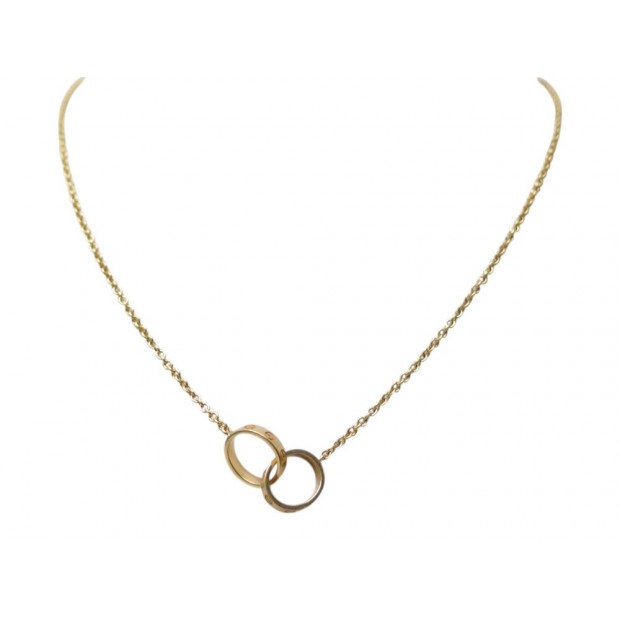 NEUF COLLIER CARTIER PENDENTIF LOVE CRB212400 40 OR JAUNE 18K NEW NECKLACE 2800€