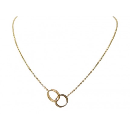 NEUF COLLIER CARTIER PENDENTIF LOVE CRB212400 40 OR JAUNE 18K NEW NECKLACE 2800€