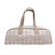 SAC A MAIN CHANEL BOWLING NEW TRAVEL LINE TOILE ROSE CANVAS HAND BAG PURSE 4900€
