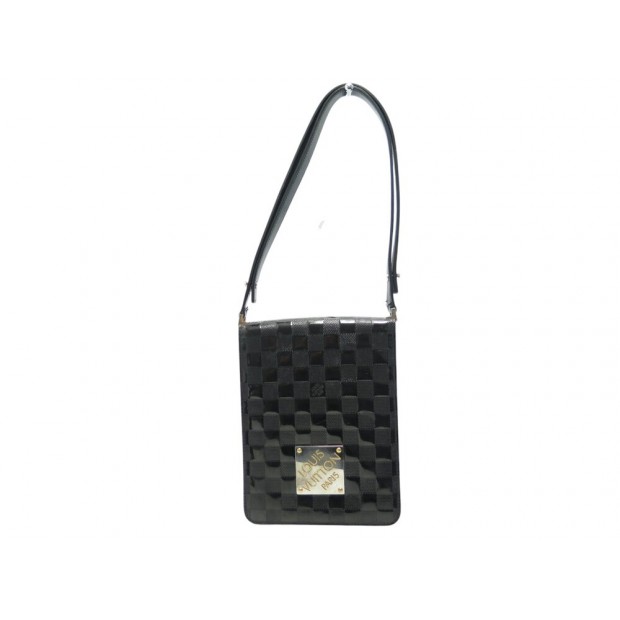 SAC A MAIN LOUIS VUITTON CABARET EN CUIR DAMIER VERNIS BANDOULIERE PURSE 1250€